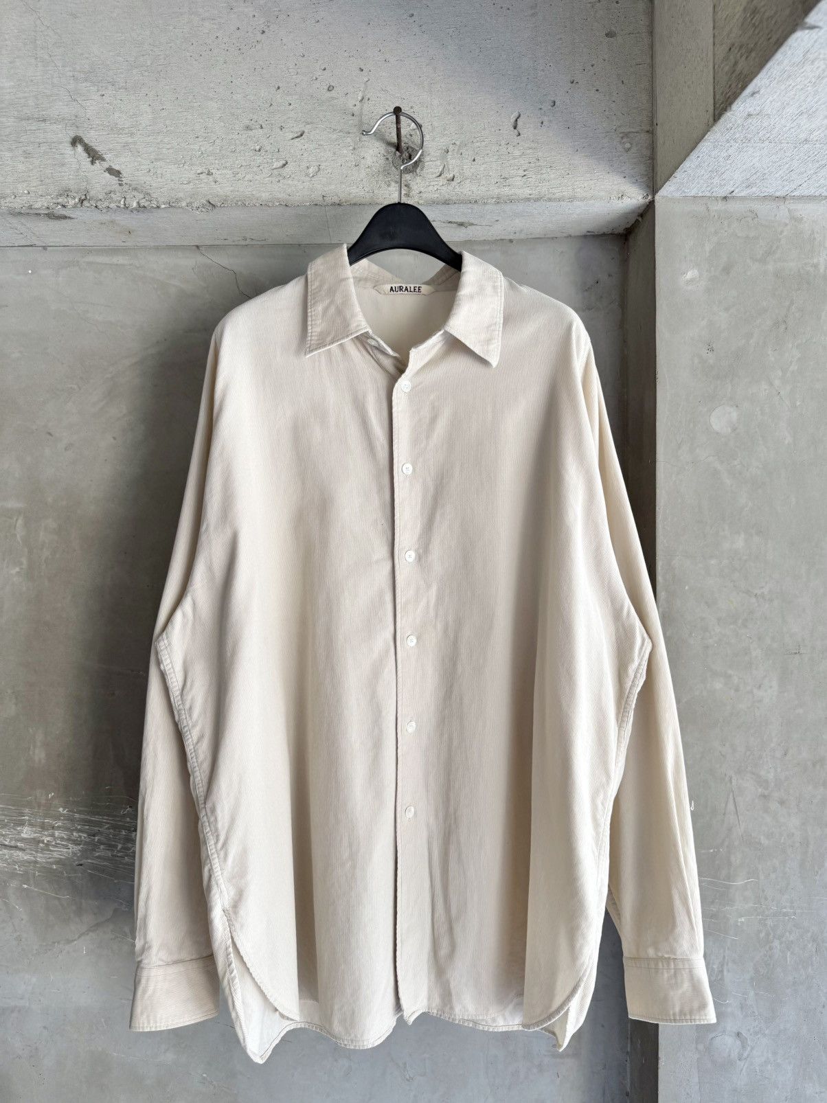 AURALEE 22AW FINX LIGHT CORDUROY SHIRT