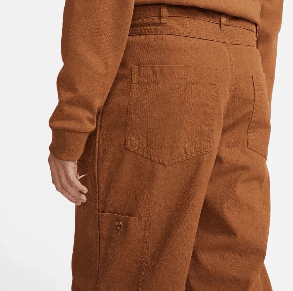 Nike Nike Life Heavyweight Double Knee Pants Ale Brown DQ5179-270 Size US 32 / EU 48 - 4 Thumbnail
