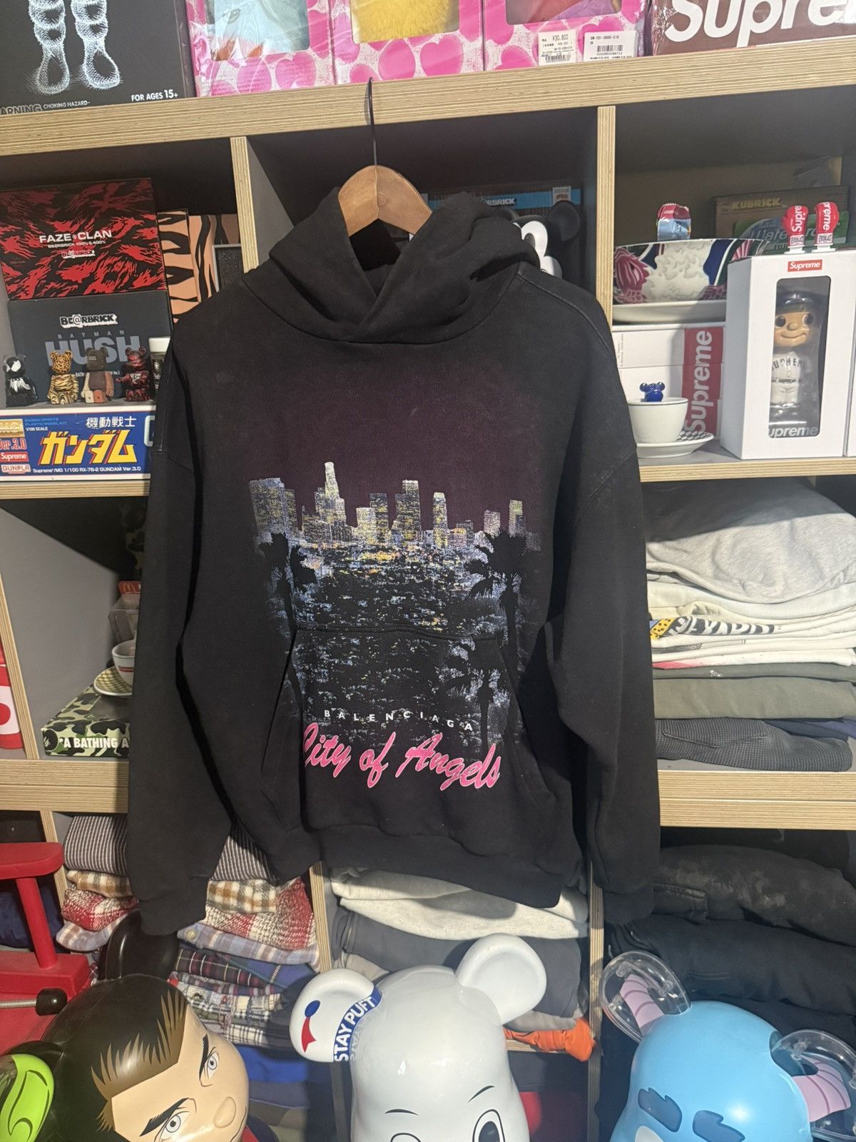 Balenciaga Black City of Angels Hoodie