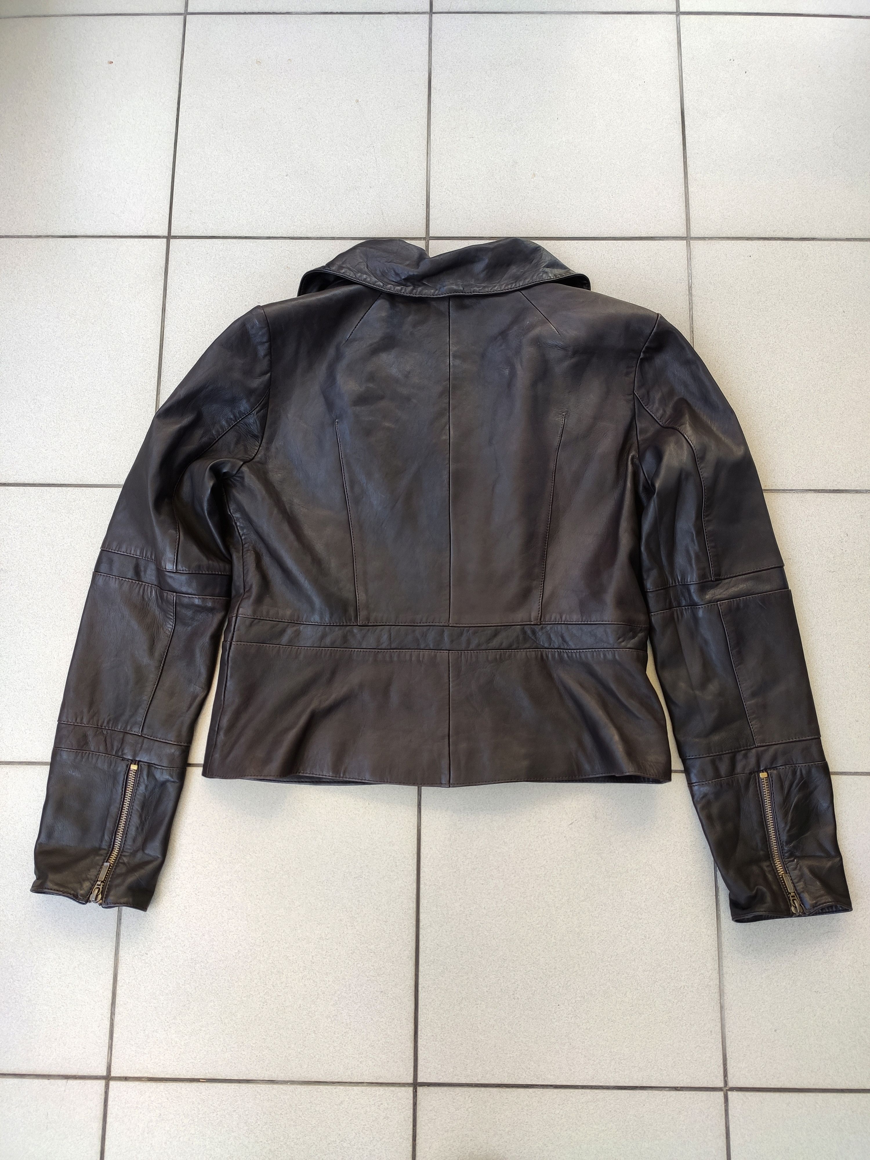 Vintage Vintage leather biker jacket women black y2k archive Size L / US 10 / IT 46 - 8 Thumbnail