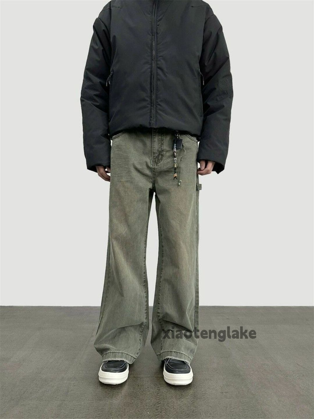 Jean × Vintage Washed faded cleanfit yuppie y2k loose hiphop jeans Size US 32 / EU 48 - 2 Thumbnail