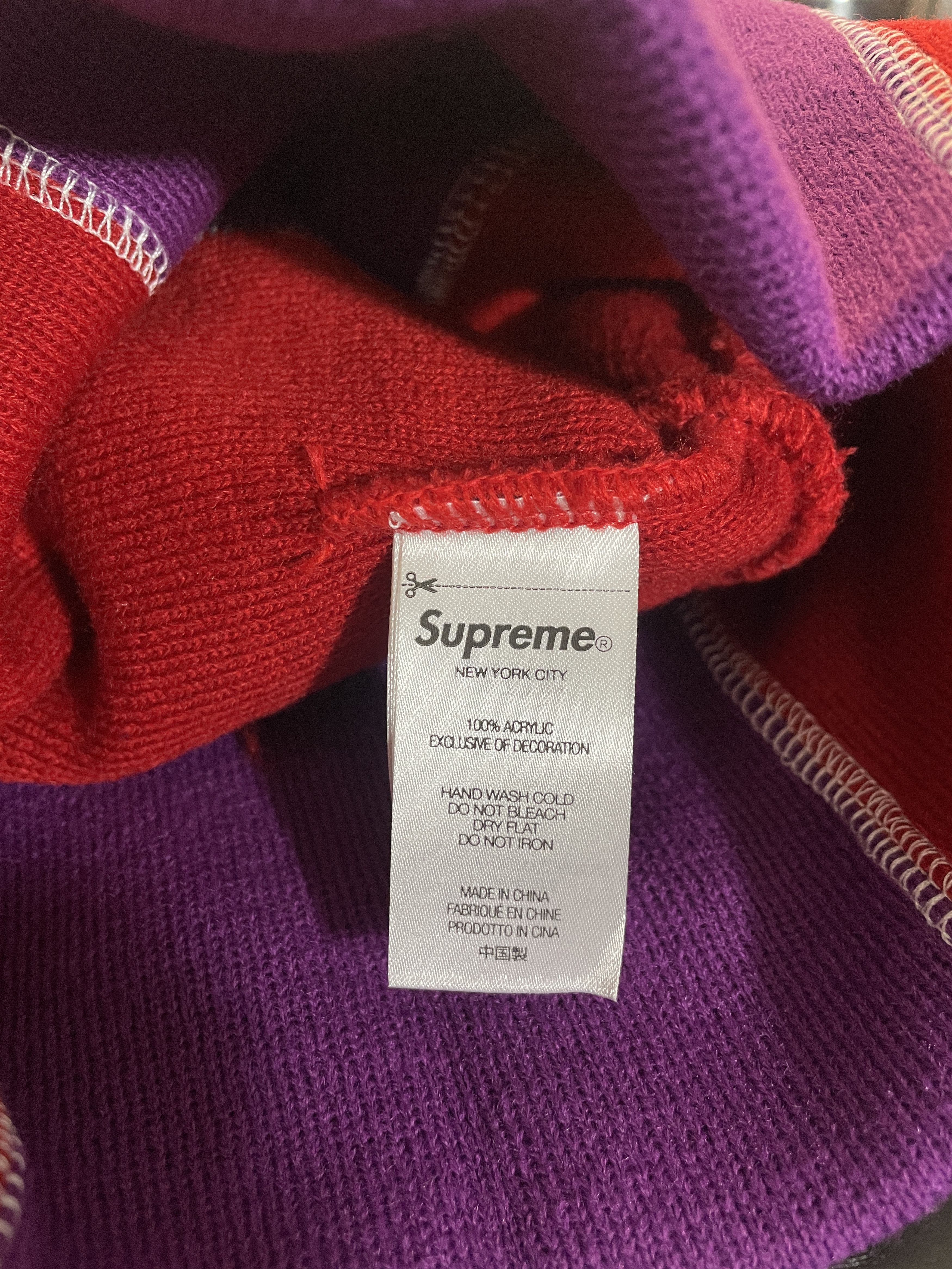 Supreme RACING PANEL BEANIE Size ONE SIZE - 4 Thumbnail