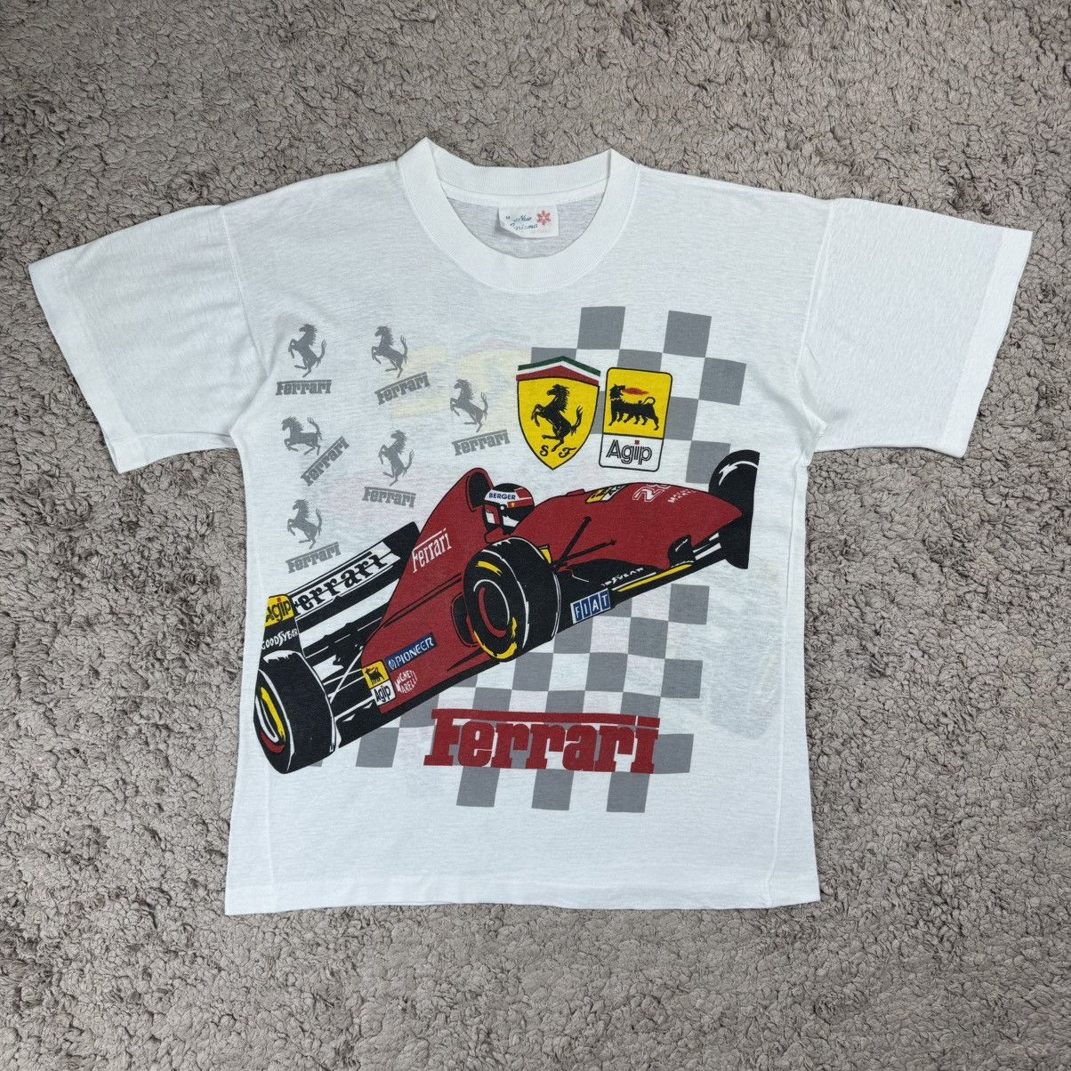 Formula 1 Vintage 1990s Ferrari Formula 1 Animation Graphic T-shirt Size US M / EU 48-50 / 2 - 1 Thumbnail