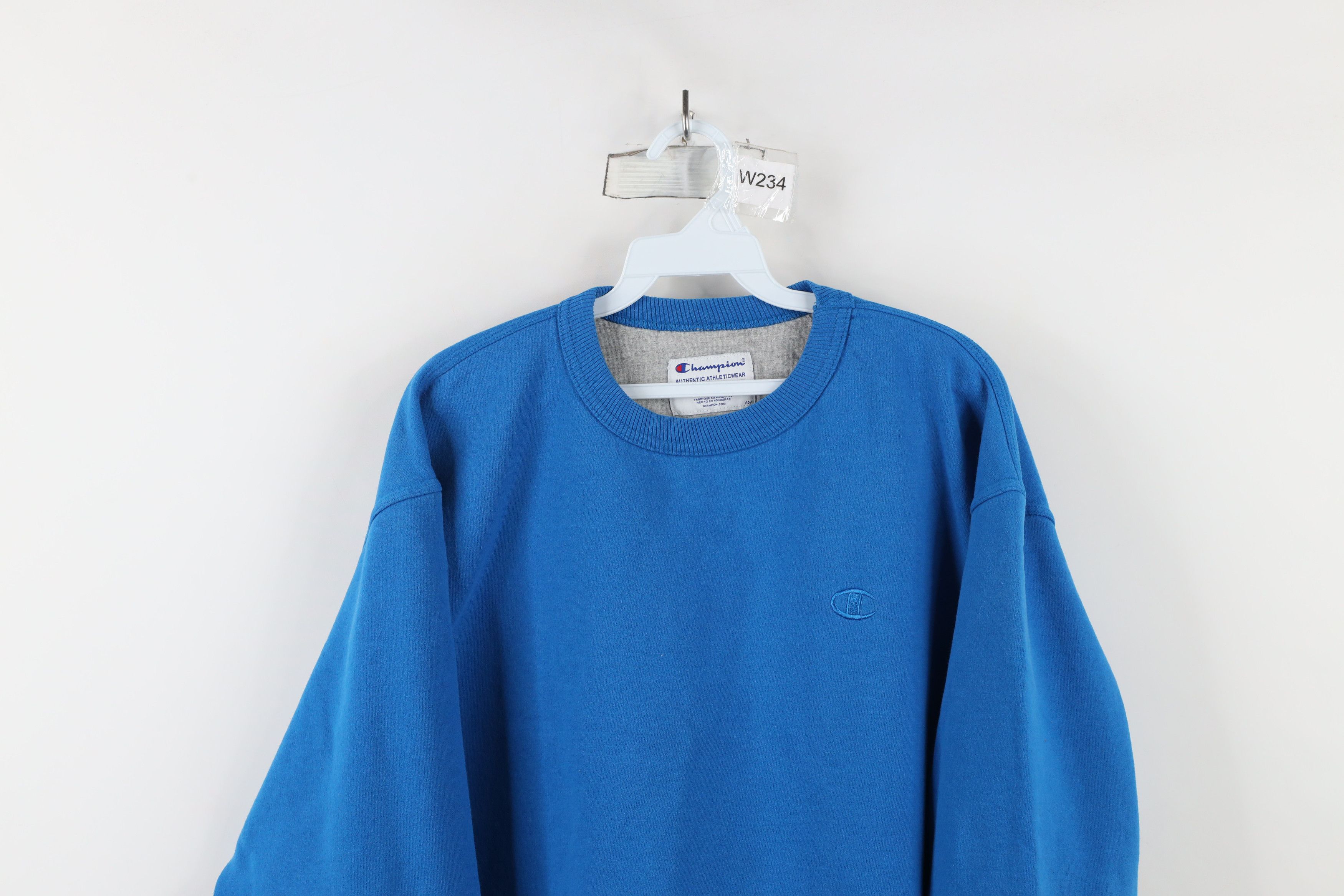Champion × Vintage Vintage Champion Faded Classic Logo Crewneck Sweatshirt Blue Size US L / EU 52-54 / 3 - 2 Thumbnail