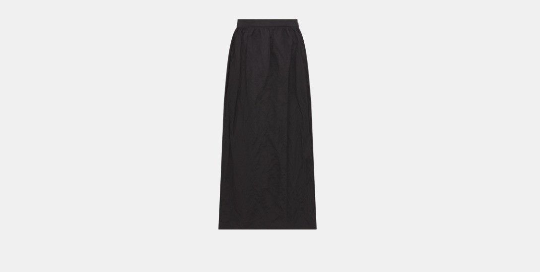 Dior o1w1db10225 Mid-Length Straight-Cut Skirt in Black Size 28" / US 6 / IT 42 - 1 Thumbnail