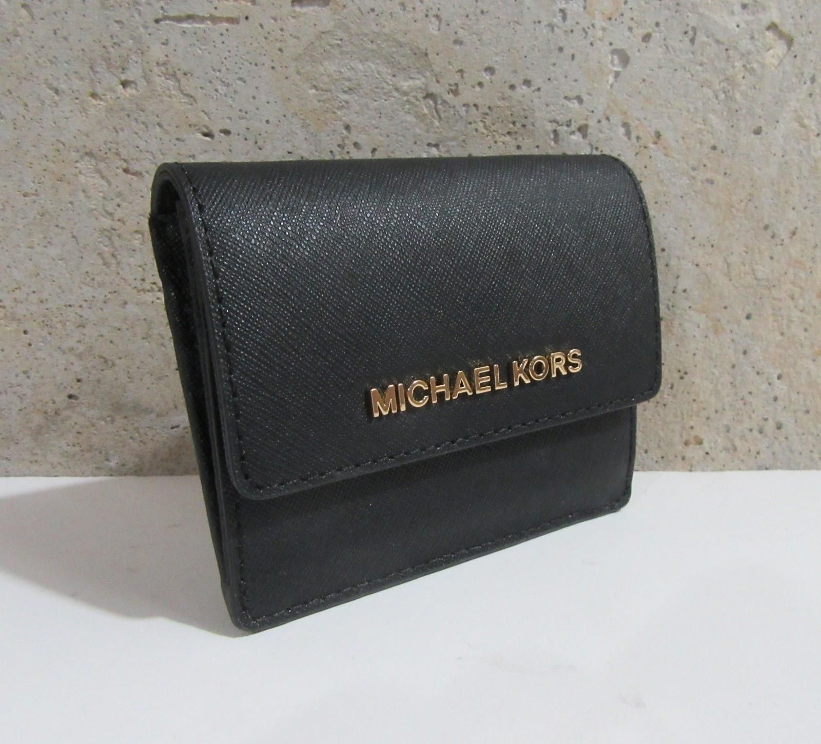 Michael Kors Michael Kors Jet Set Travel Leather Card Case ID Key Holder Size ONE SIZE - 5 Thumbnail