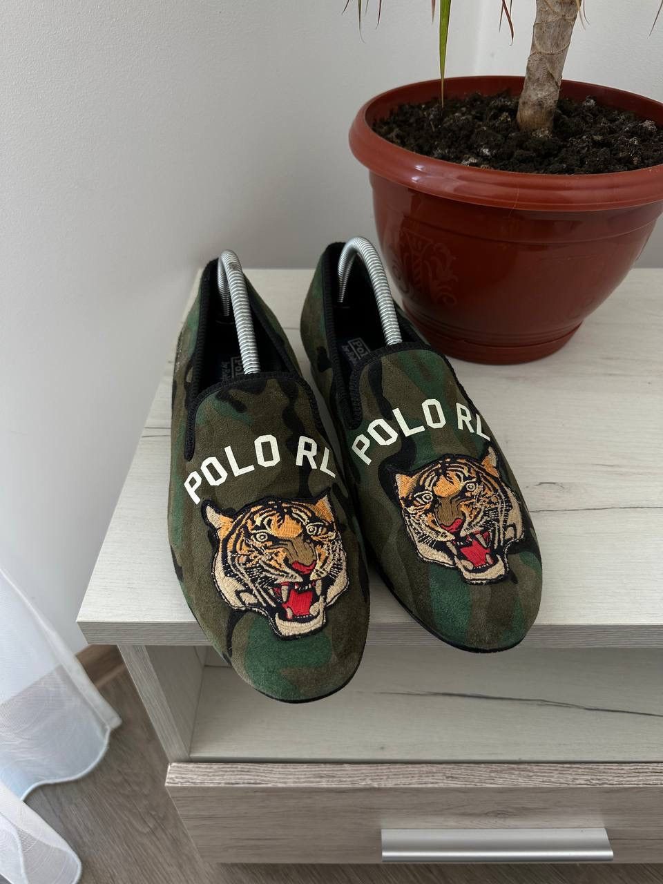 Polo Ralph Lauren × Vintage Vintage Polo Ralph Lauren Green Camo Tiger Shoes Size US 9 / EU 42 - 8 Thumbnail