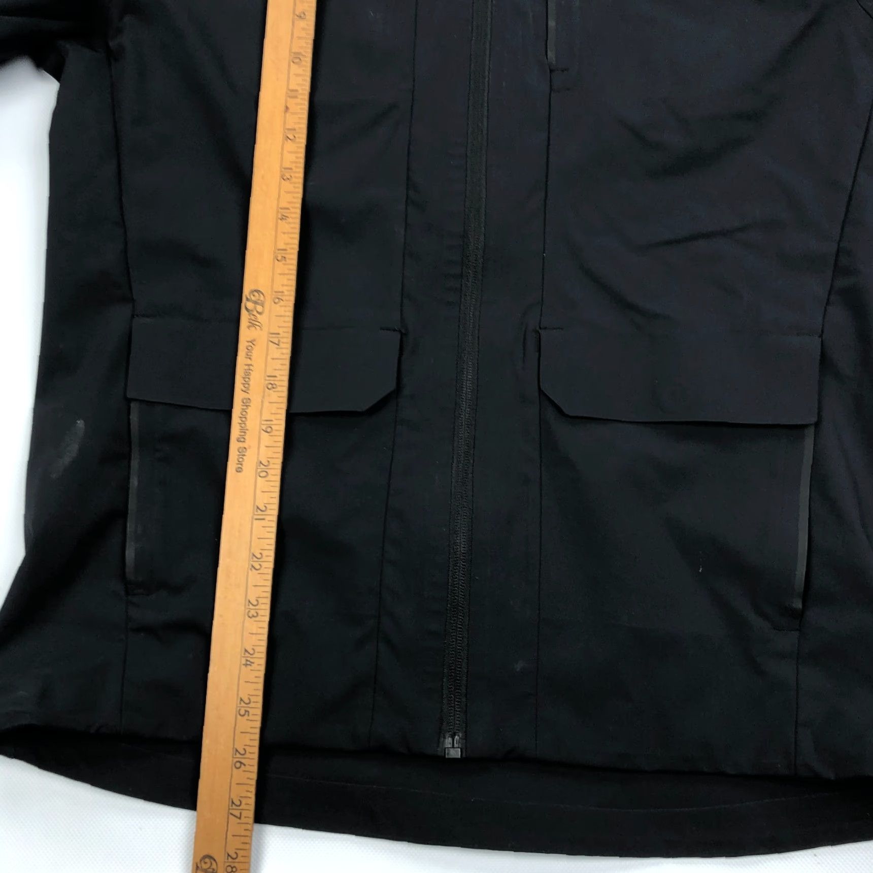 Ten Thousand Ten Thousand Men's Midweight Tech Jacket Hooded Zip Black Windbreaker Jacket Regular M Size US M / EU 48-50 / 2 - 6 Thumbnail
