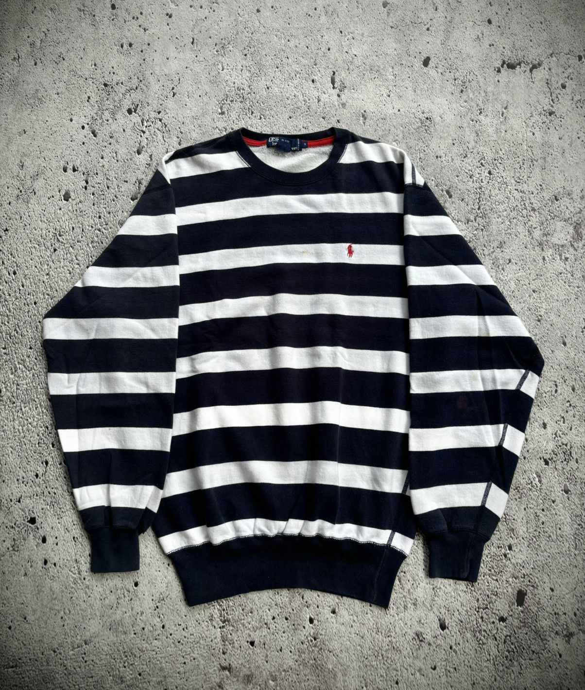 Polo Ralph Lauren Vintage Polo by ralph lauren Stripe sweatshirt Size US S / EU 44-46 / 1 - 1 Thumbnail