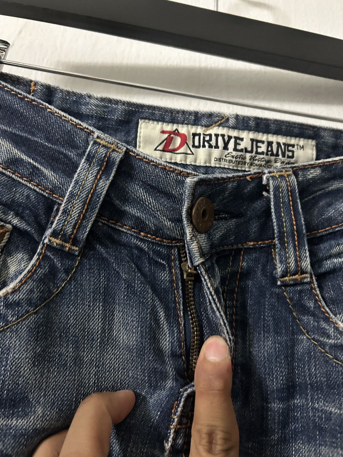 If Six Was Nine Flared whiskered fade embroidered pocket japanese denim Size 29" - 6 Thumbnail