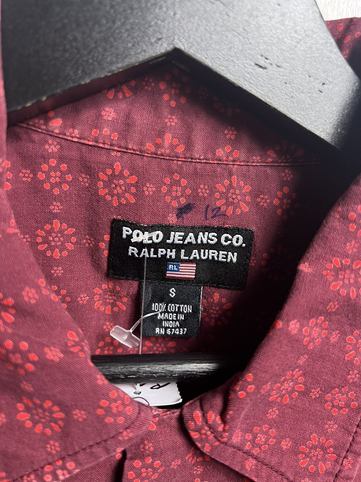 Polo Ralph Lauren × Ralph Lauren × Vintage Vintage 90s Polo Jeans Co. Ralph Lauren Button Up Tshirt Size US M / EU 48-50 / 2 - 6 Thumbnail