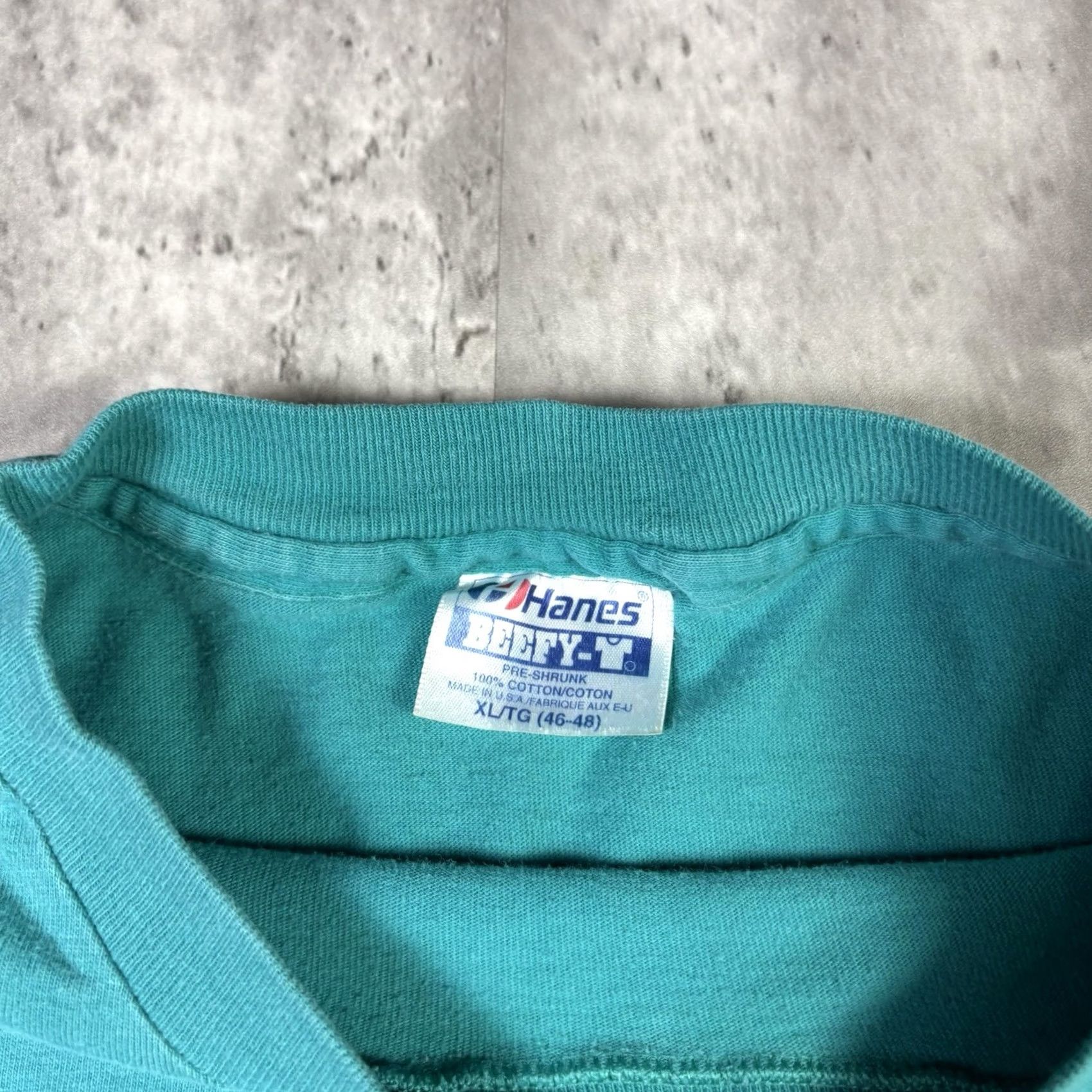 Hanes VINTAGE Hanes Wolf Camera & Video Promo T Shirt Short Sleeve Crew Neck XL Blue Graphic Print 80s Mens Mens Size US XL / EU 56 / 4 - 7 Thumbnail
