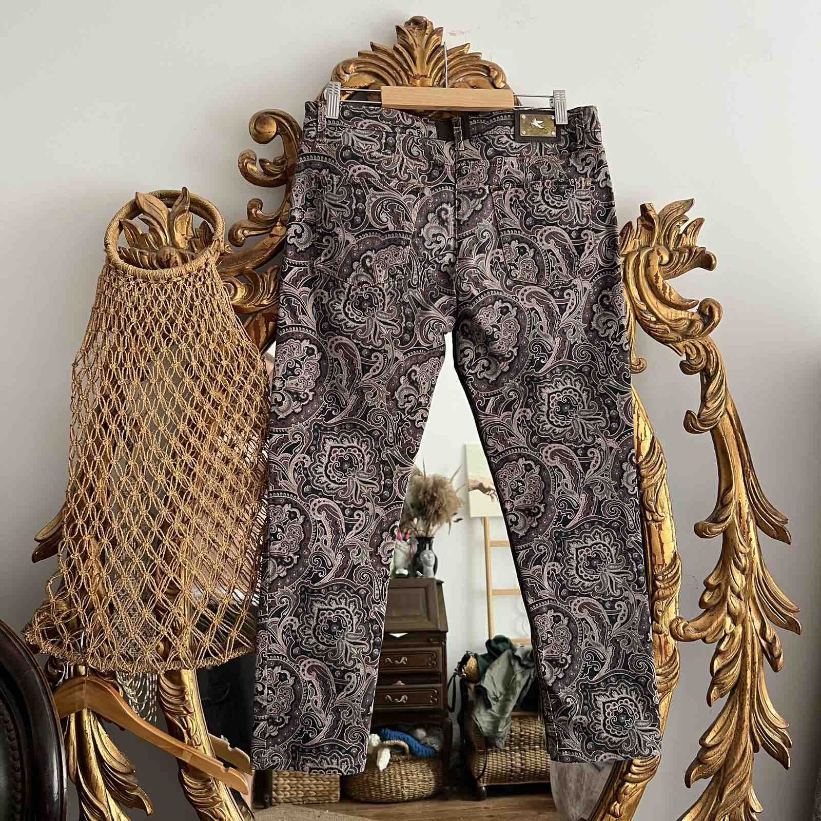 Etro Very Rare Pants Etro Vintage Women Full Print Milano Size 32" / US 10 / IT 46 - 2 Thumbnail