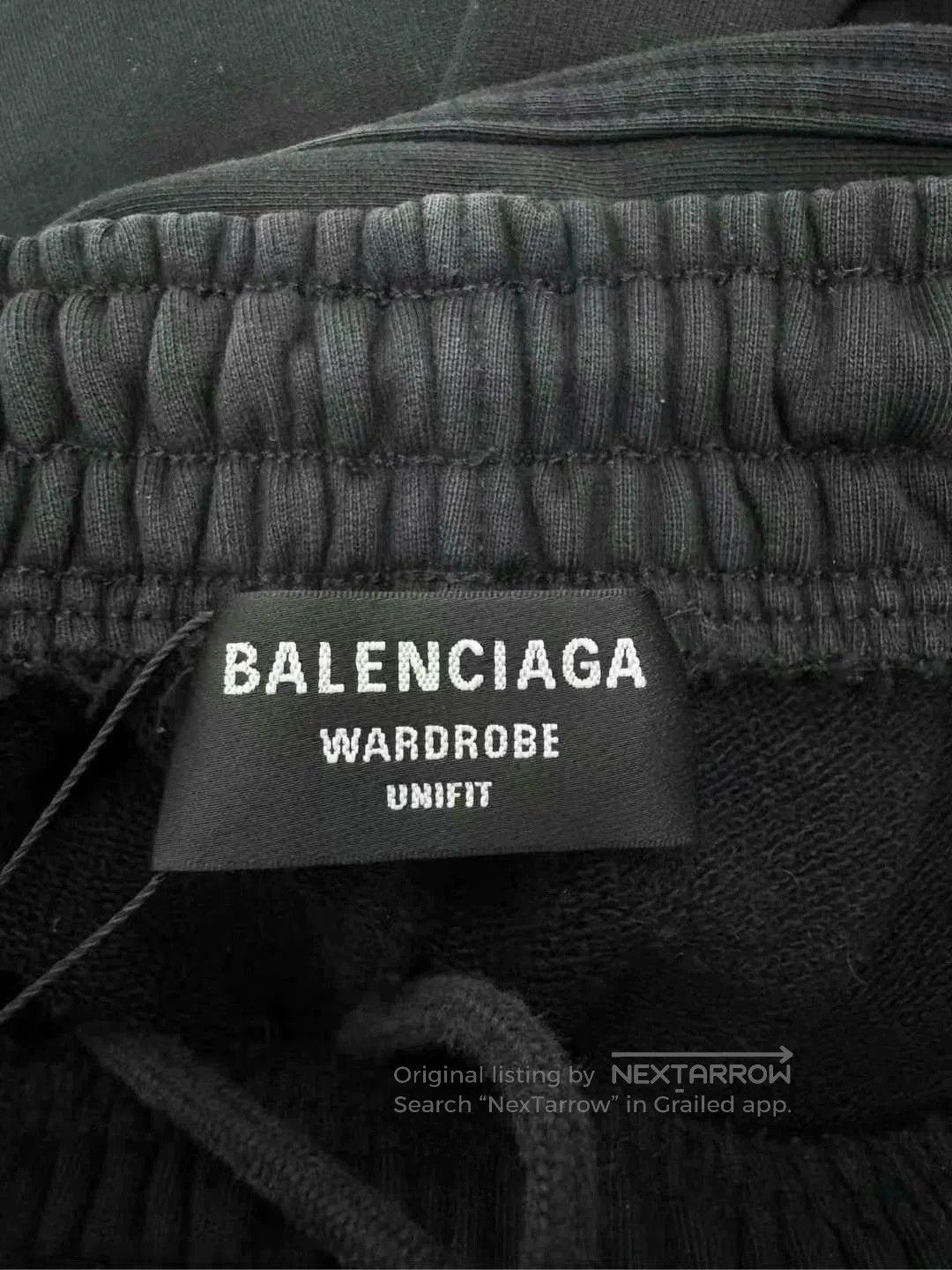 Balenciaga balenciaga embroidered logo long pants in black. Size US 26 / EU 42 - 4 Thumbnail
