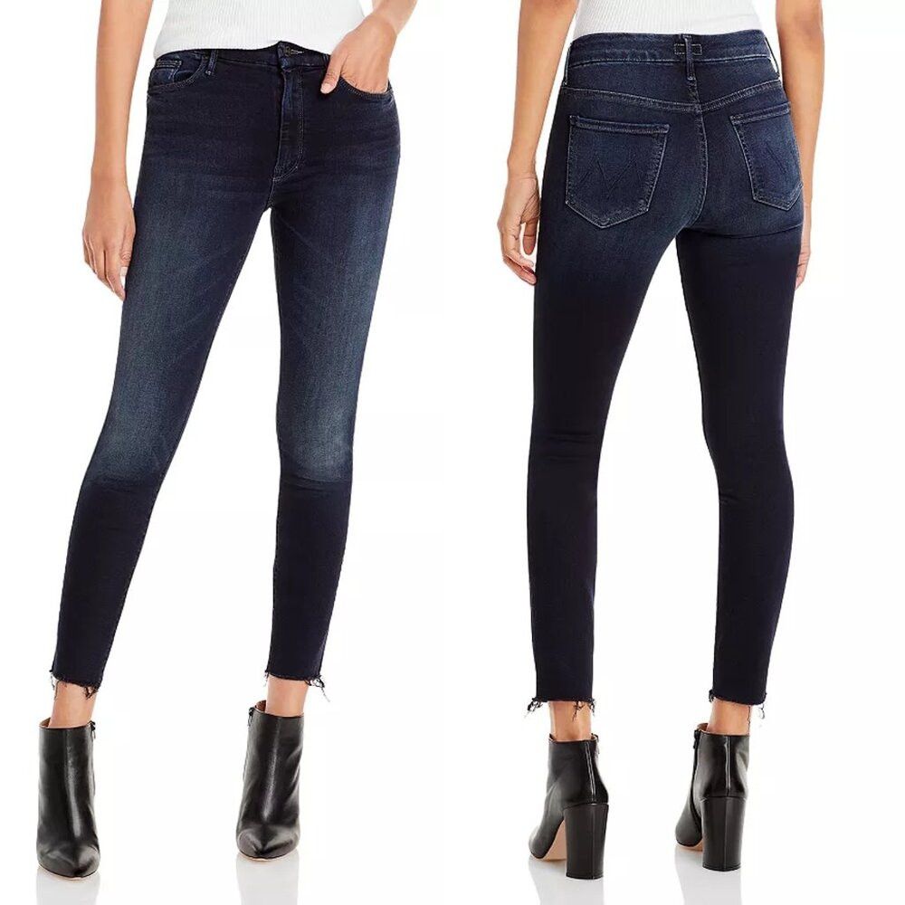 MOTHER MOTHER The Looker High Waisted Ankle Fray Last Call Jeans S Size 26" / US 2 / IT 38 - 1 Thumbnail