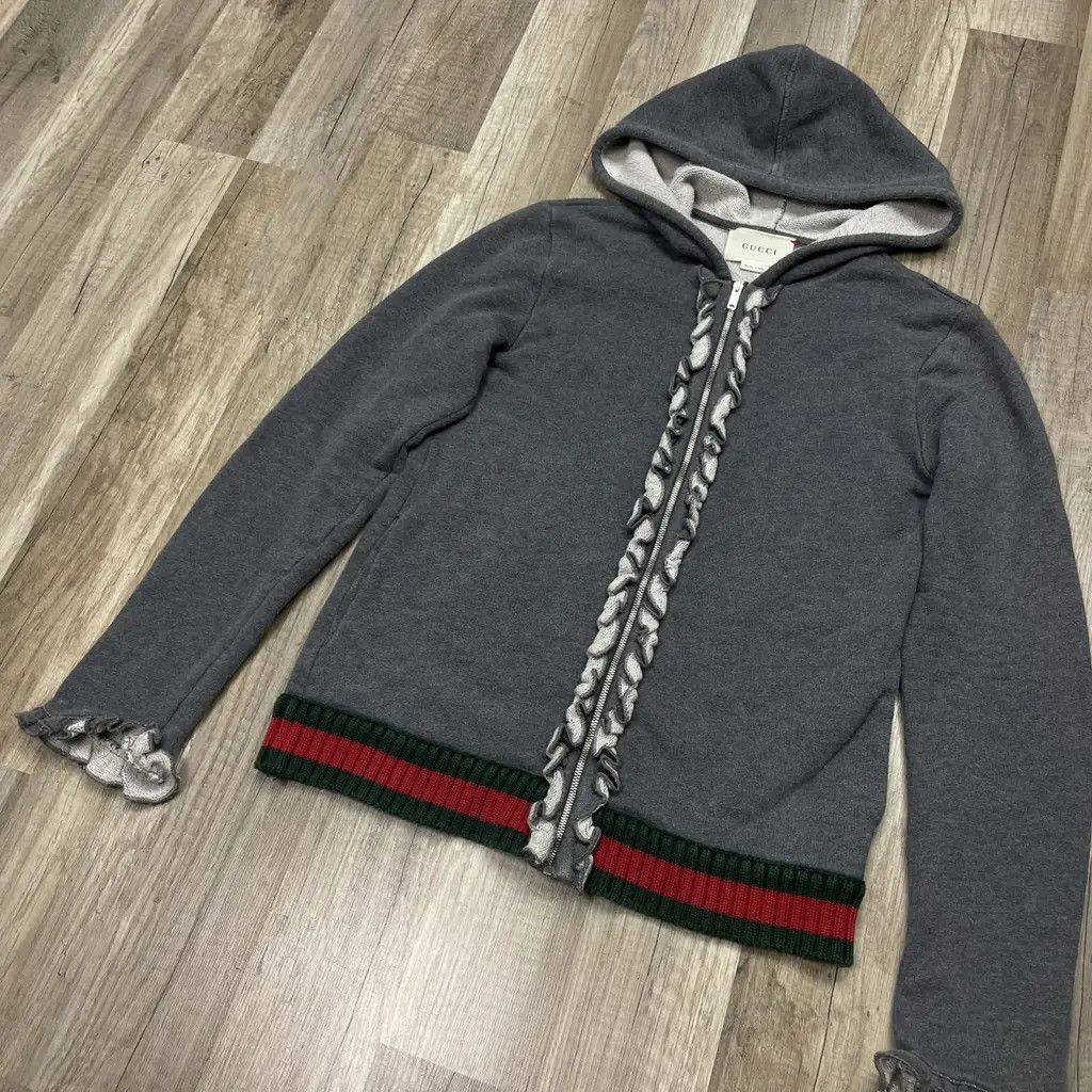 Gucci Gucci Hoodie Zip with pattern Size: fit XS Size XS / US 0-2 / IT 36-38 - 2 Thumbnail