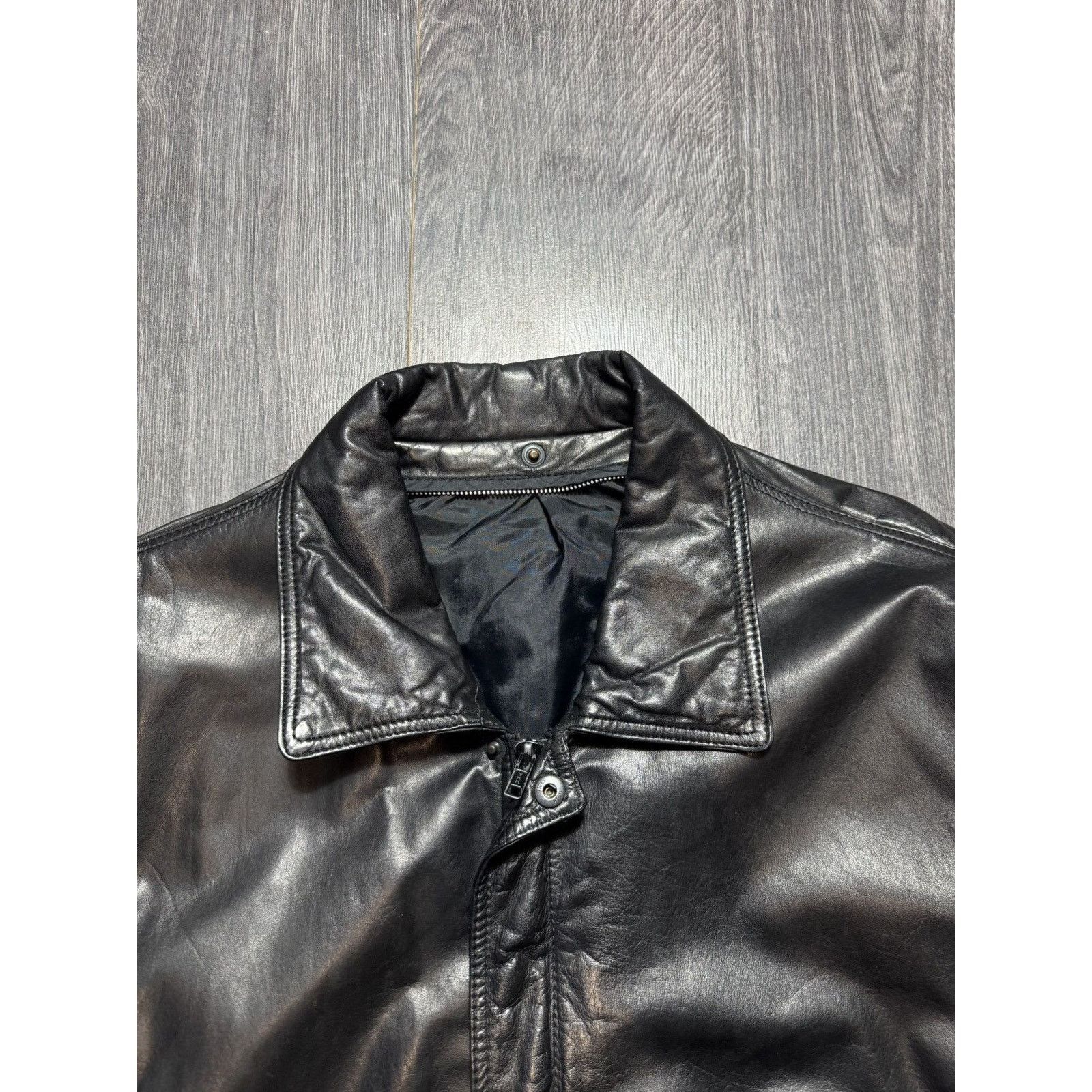 Vintage 90s Vintage Leather Aviator Pilot Leather Jacket Size US L / EU 52-54 / 3 - 5 Thumbnail