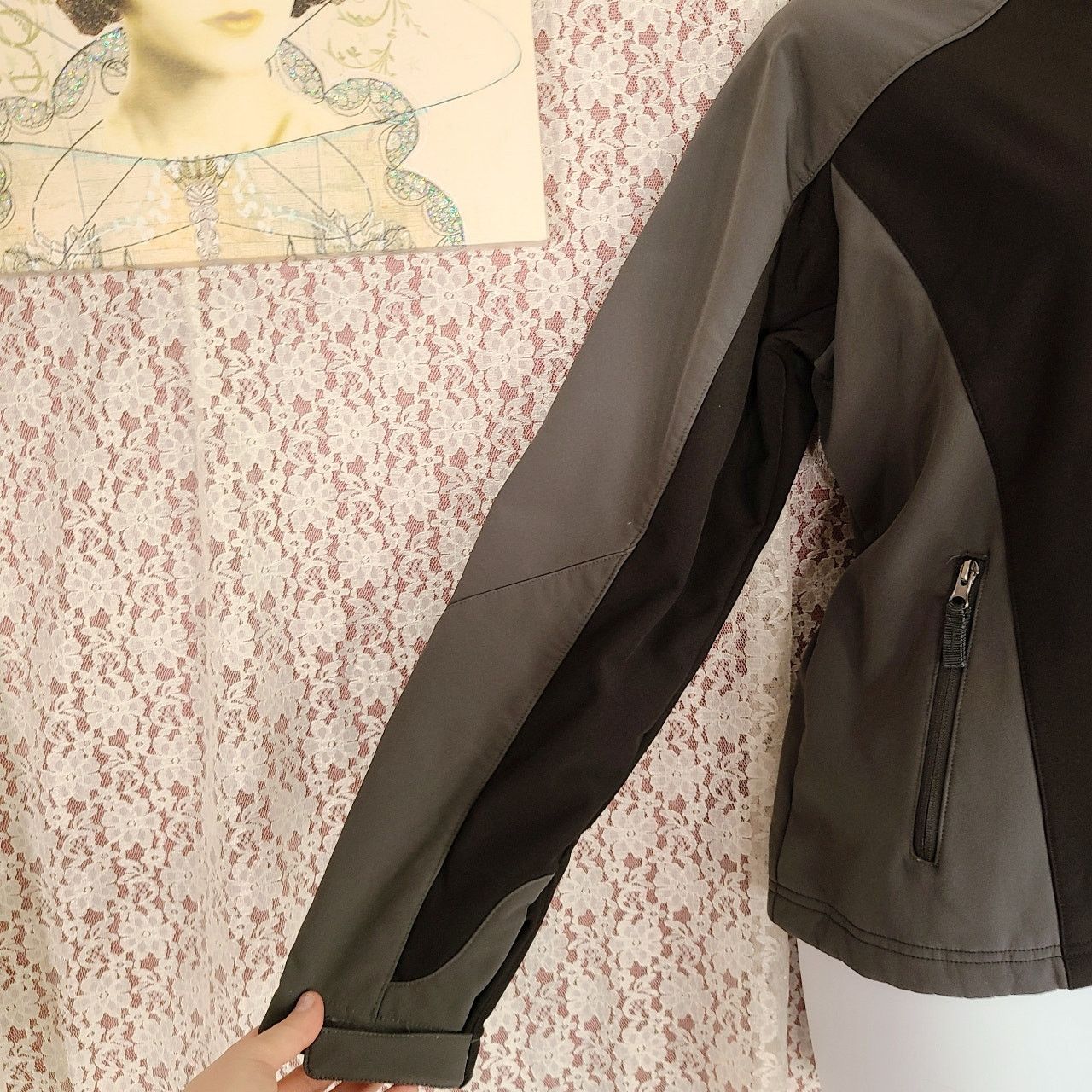 Free Country Free Country black gray full zip colorblock jacket size xl Size US XL / EU 56 / 4 - 7 Thumbnail