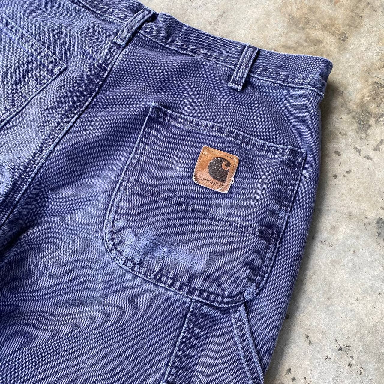 Carhartt × Vintage VINTAGE CARHARTT TRASHED Blanket Lined Dirty Carpenter Jean Size US 32 / EU 48 - 7 Thumbnail