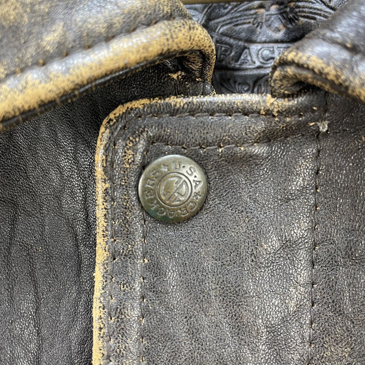 Vintage Vintage 80s Crackers Usa Sheepskin Jacket Size US M / EU 48-50 / 2 - 11 Thumbnail