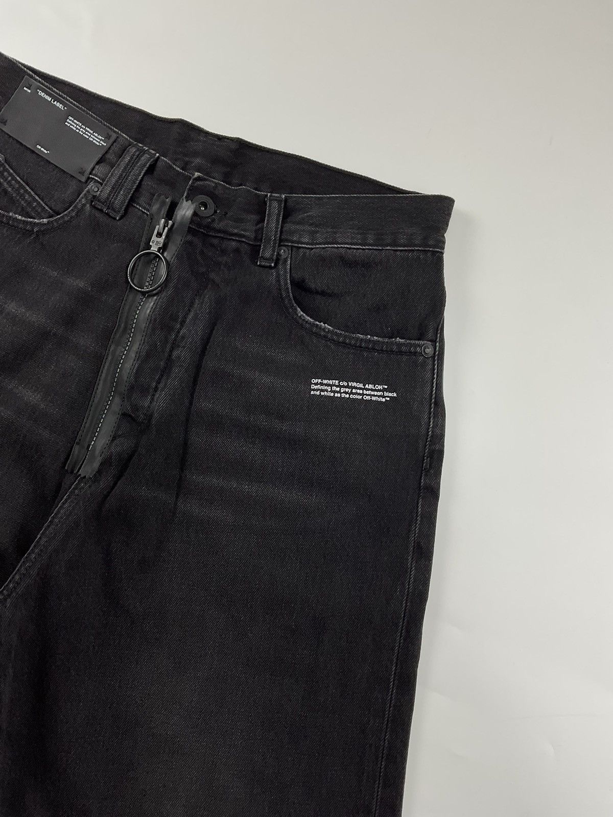 Off-White Off White Denim Short Size US 31 - 4 Thumbnail
