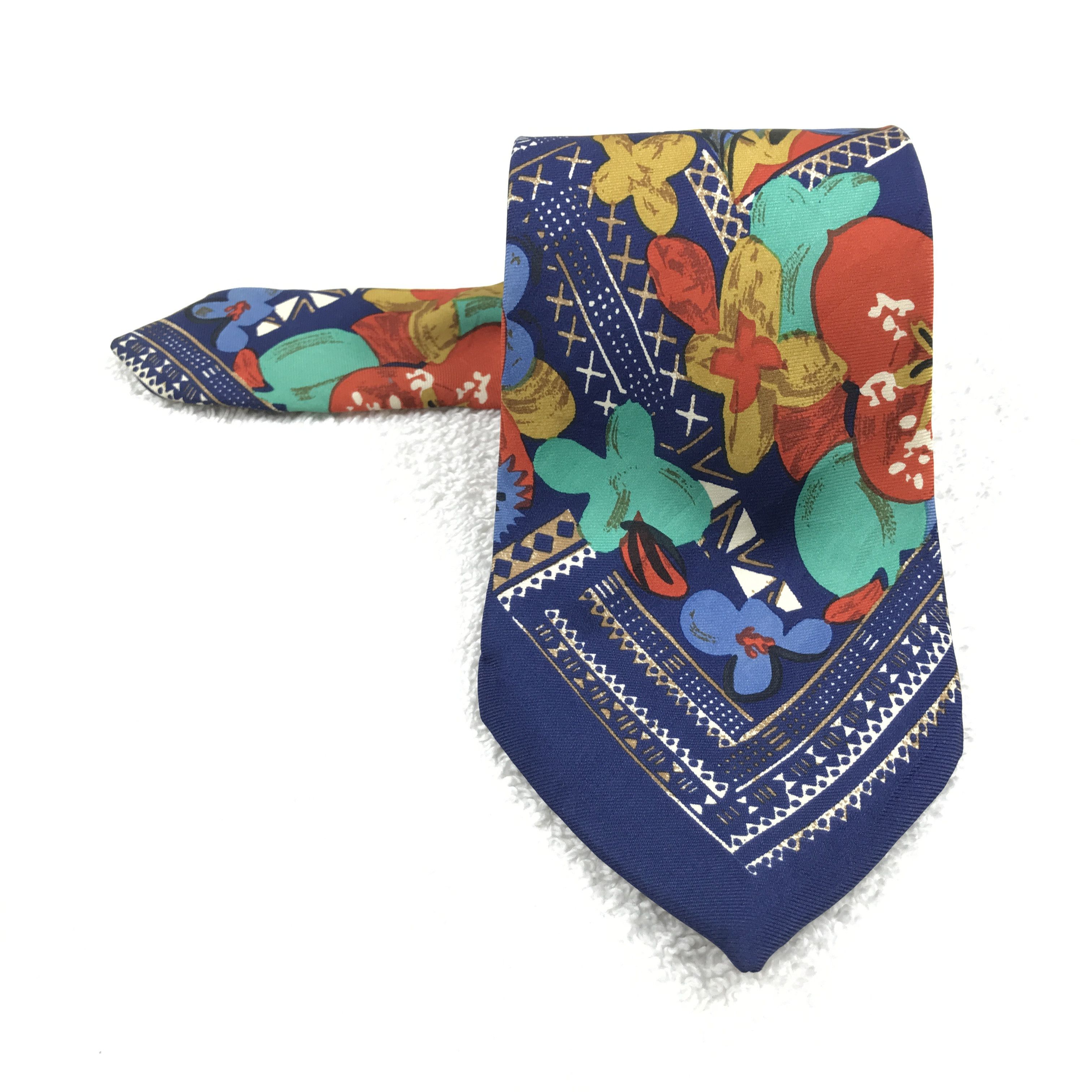 Vintage Vintage Veneziani Silk Necktie Size ONE SIZE - 1 Thumbnail
