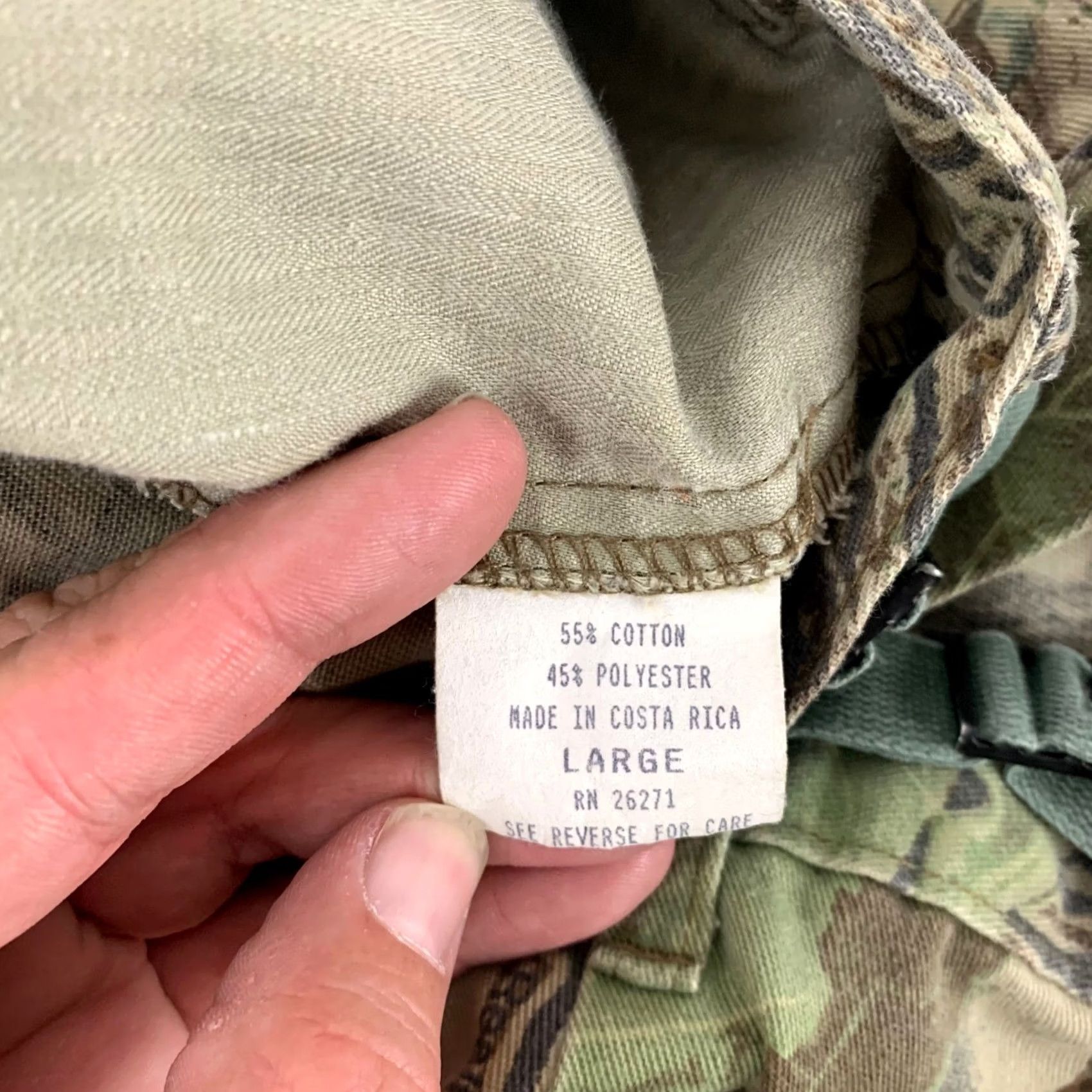 Vintage Ranger Cargo Pants Mens Large Green Realtree Camo Adjustable Waist Utility Pants Mens L Green Camouflage Cargo Pocket Workwear Outdoor Size US 36 / EU 52 - 5 Thumbnail