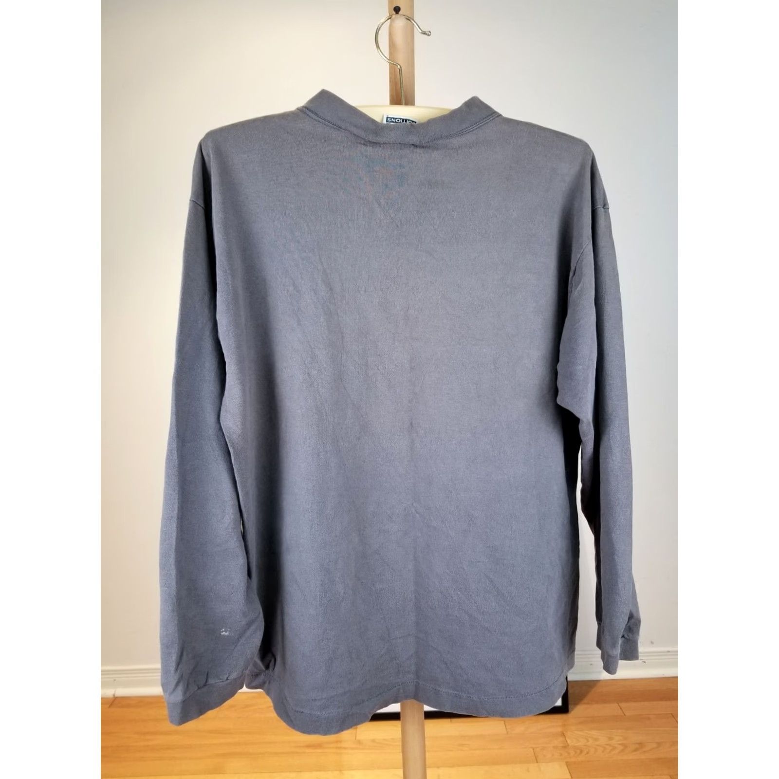 Asics VINTAGE Basics Long Sleeve T-Shirt XL Black Grunge 90's Edition Size US XL / EU 56 / 4 - 7 Thumbnail