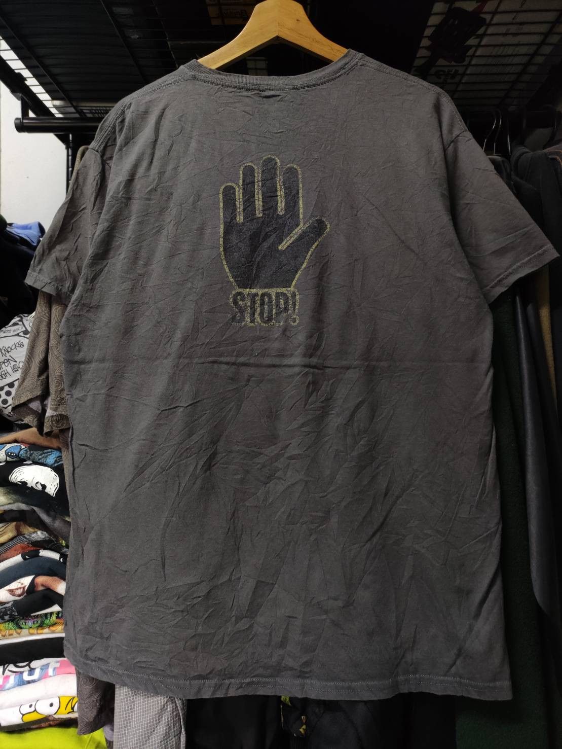 Band Tees Vtg 00's Social Distortion "STOP" T-Shirt Size US L / EU 52-54 / 3 - 7 Thumbnail
