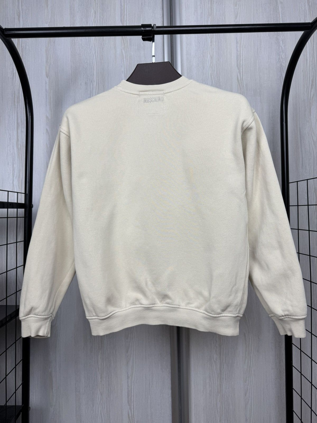 Moschino Moschino Sweatshirt Lunga vita al jeans! Long Live Denim Size M / US 6-8 / IT 42-44 - 8 Thumbnail