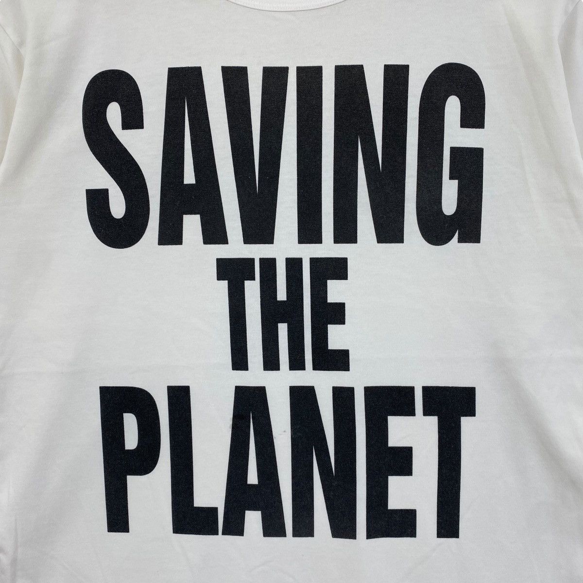 Katharine Hamnett London KATHARINE HAMNETT Saving The Planet Long Sleeve Tee Shirt Size US M / EU 48-50 / 2 - 2 Thumbnail