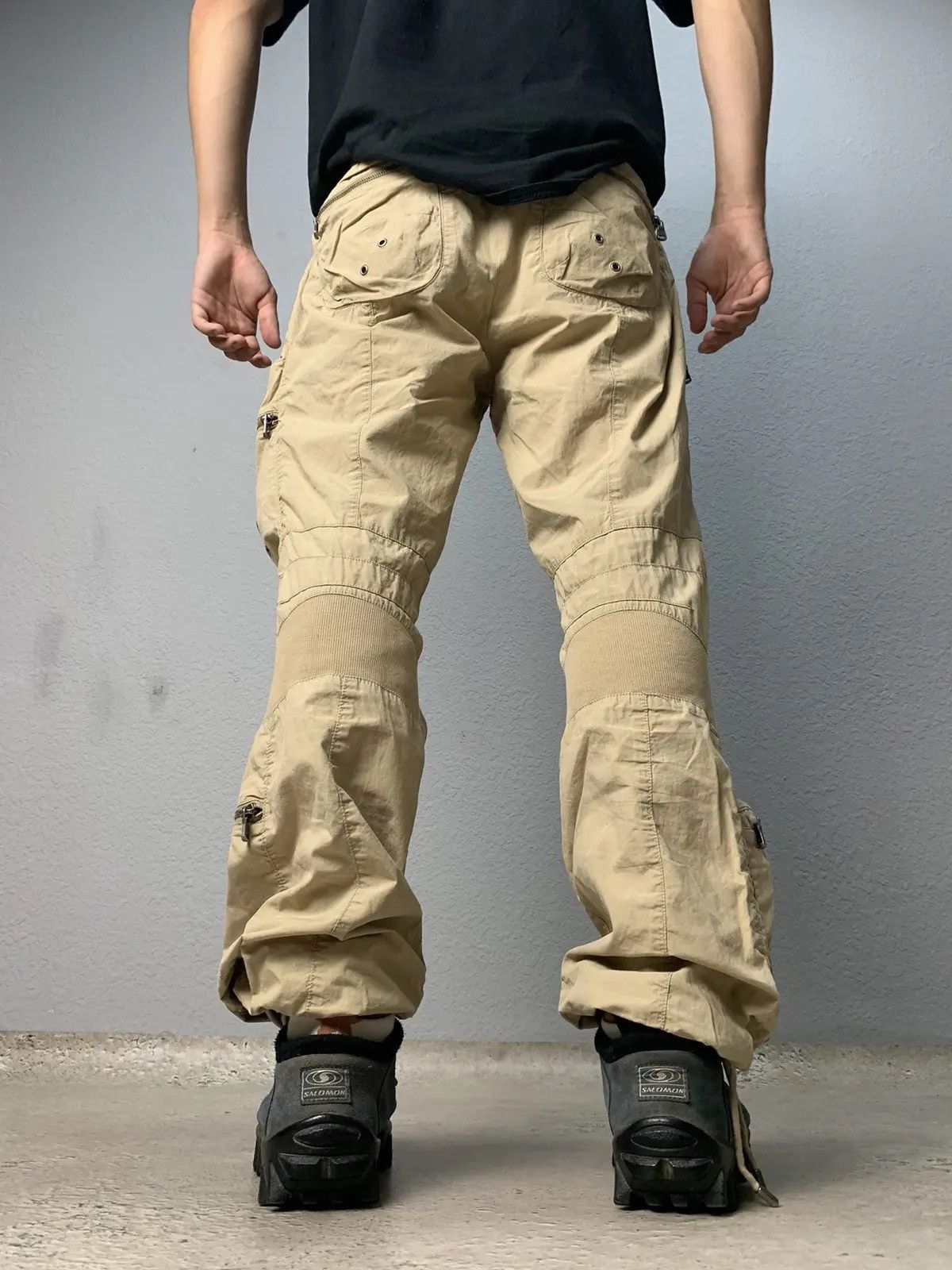 Japanese Brand Vintage Polo Ralph Lauren Cargo Pants Multi Pocket faded Y2K Size US 32 / EU 48 - 3 Thumbnail