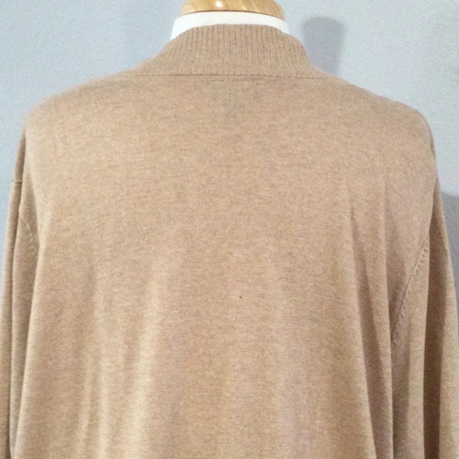 Worthington Worthington Woman Lightweight Tan Open Front Cardigan 4X Size 4XL / US 24-26 - 9 Thumbnail