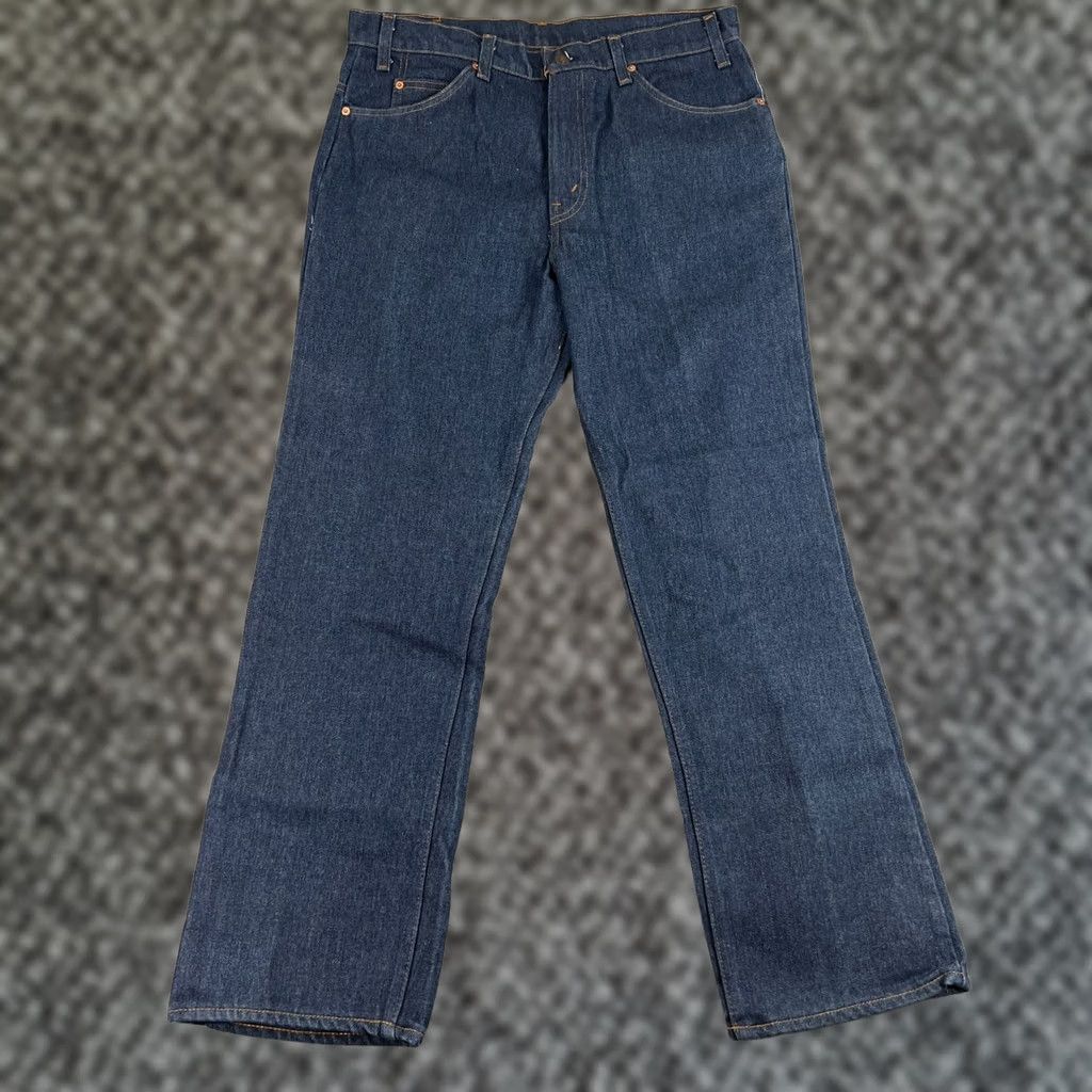 Levi's VINTAGE Levis Jeans Mens 36x30 Blue Orange Tab 509 0917 Cotton Blend USA 80s Size US 36 / EU 52 - 1 Thumbnail