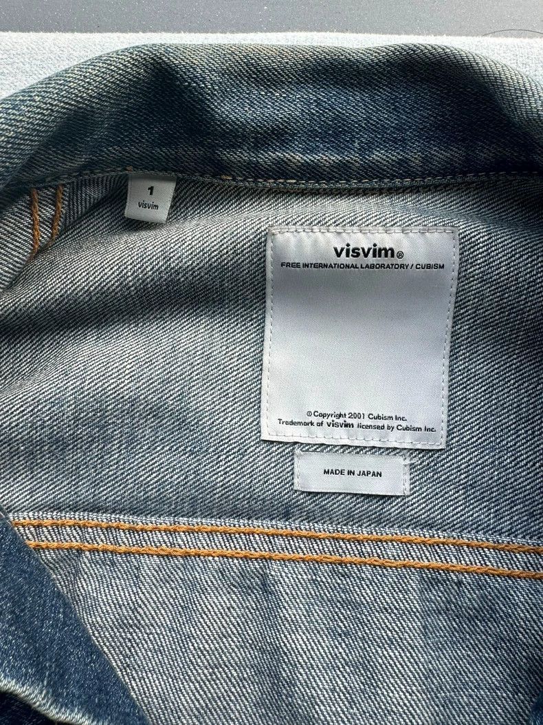 Visvim VisvimVisvim Denim Jacket with Slight Yellowing-2504 Size US M / EU 48-50 / 2 - 2 Thumbnail