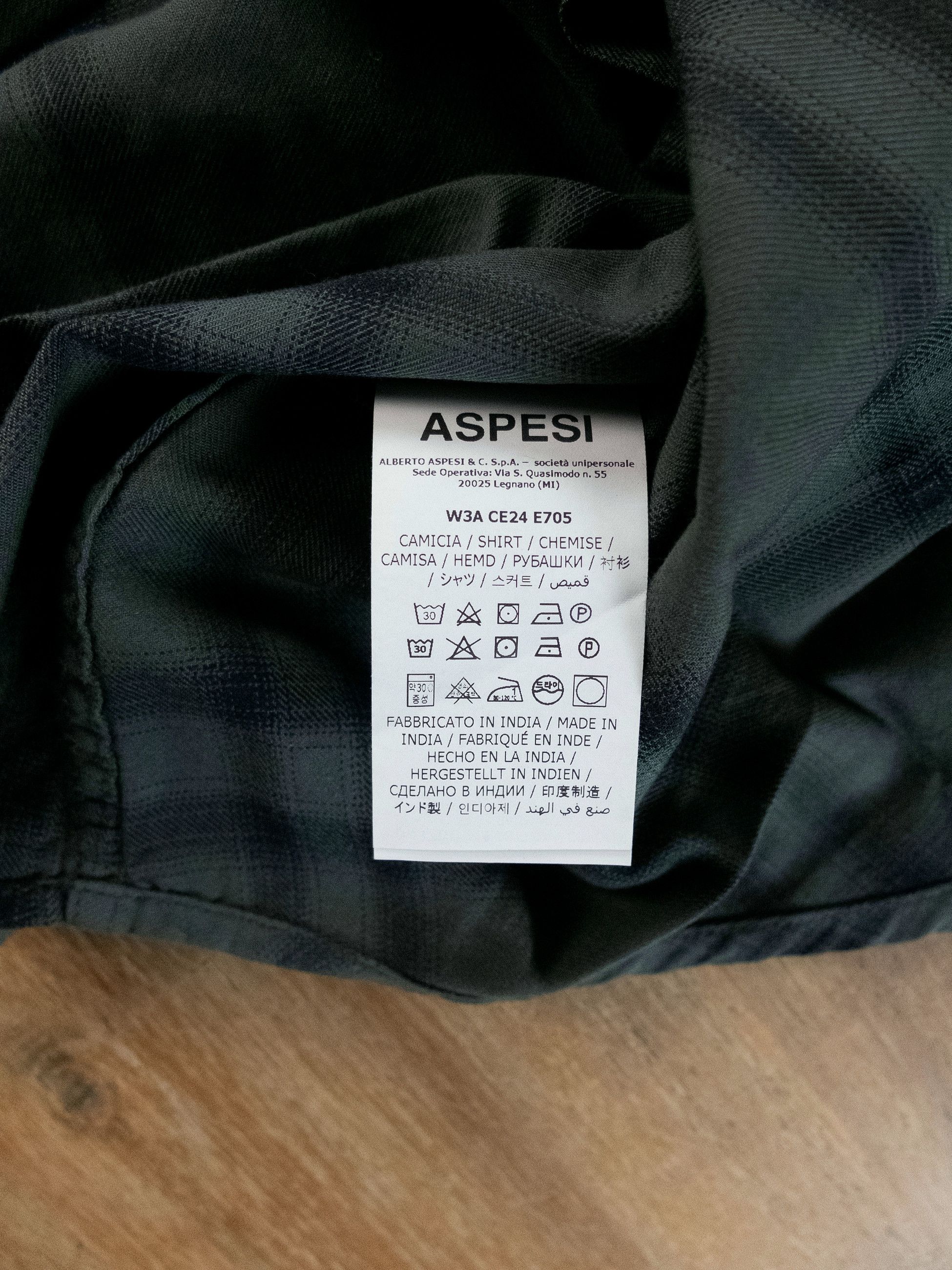 Aspesi ASPESI New Robert green plaid button down flannel shirt M Size US M / EU 48-50 / 2 - 6 Thumbnail