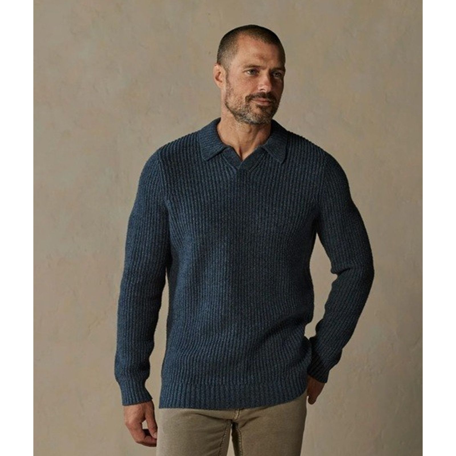 Other NWT The Normal Brand Marled Wool Sweater Steel Blue 2XL Size US XXL / EU 58 / 5 - 1 Thumbnail