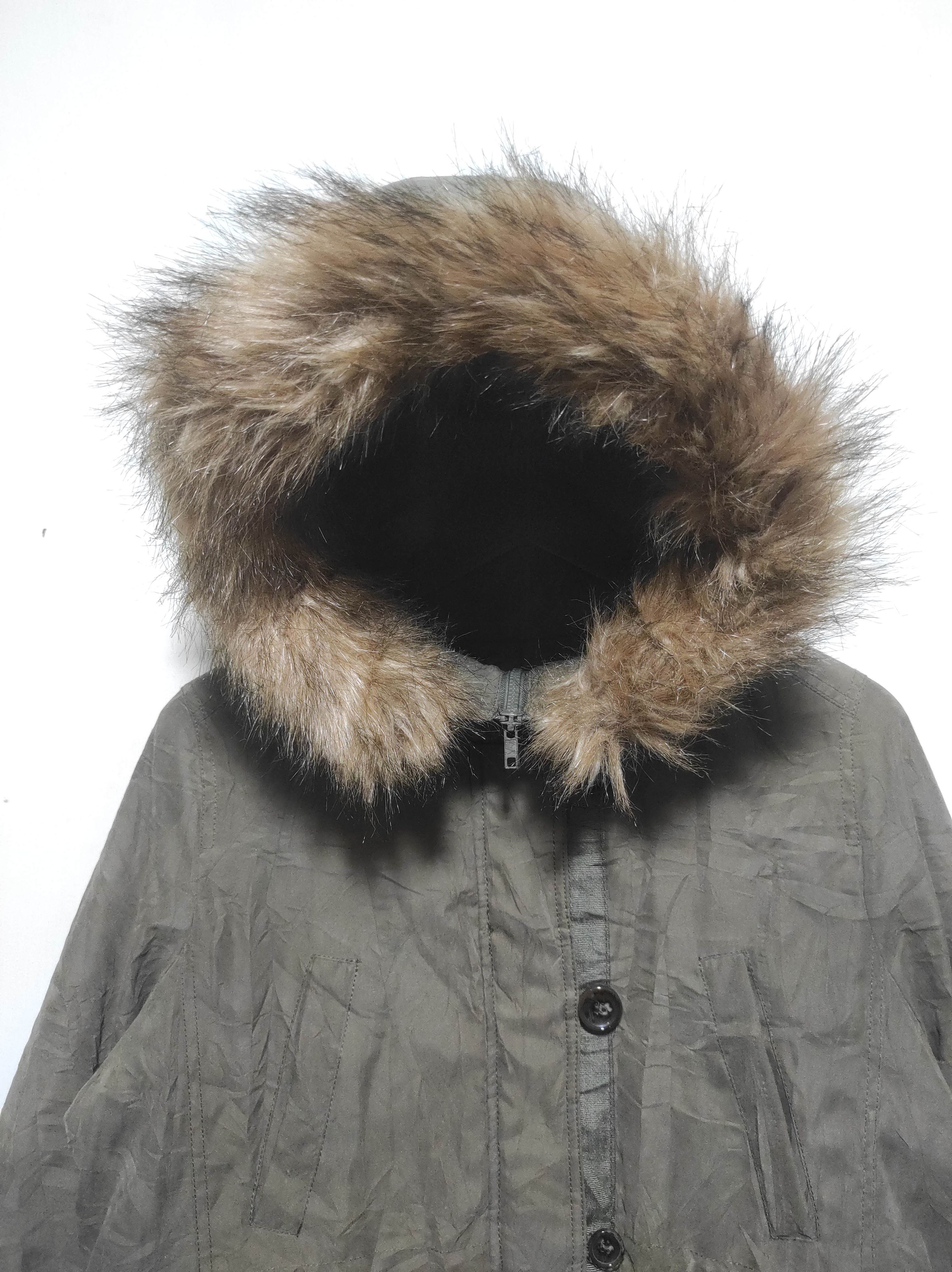 Japanese Brand Pur Colore fur zip hoodie parka jacket LGB style Size US L / EU 52-54 / 3 - 3 Thumbnail