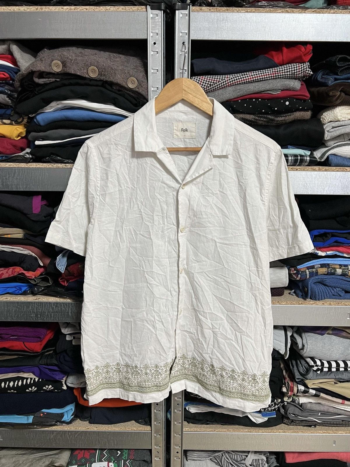 Folk Folk Clothing Short Sleeve Button Up Shirt Size 3 Hawaii Size US M / EU 48-50 / 2 - 1 Thumbnail