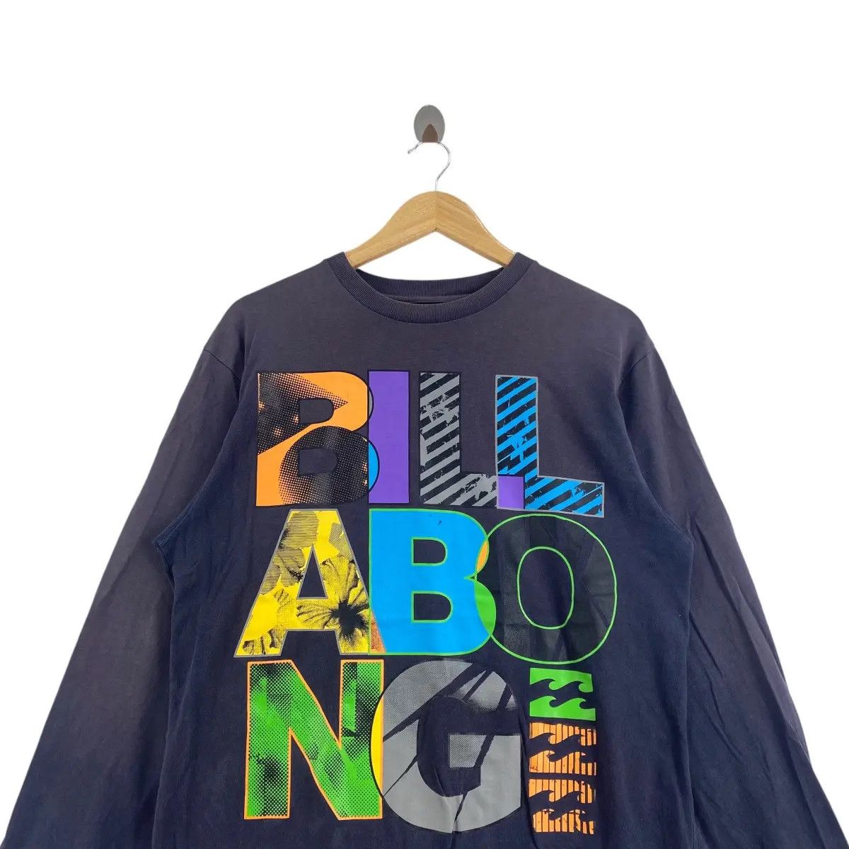 Billabong BILLABONG SURF Natural Sun Faded Big Logo Tee Shirt Top Size US XL / EU 56 / 4 - 4 Thumbnail