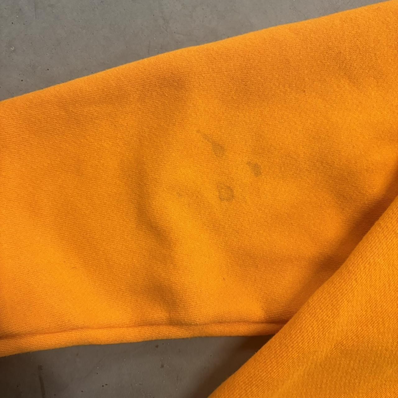 Vintage Crazy Vintage Y2K/2000s Blank Streetwear Essential Orange Zipup Hoodie! Size US L / EU 52-54 / 3 - 3 Thumbnail
