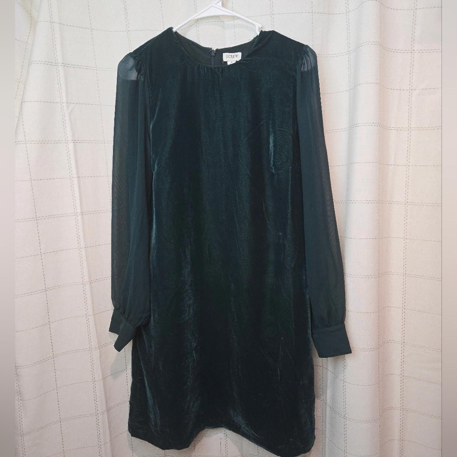J.Crew J Crew Velvet Mini Dress Size M / US 6-8 / IT 42-44 - 7 Thumbnail