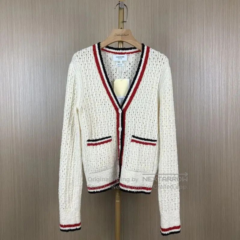 Thom Browne Thom Browne Women's Colorblock Wool Cardigan . Size L / US 10 / IT 46 - 1 Thumbnail