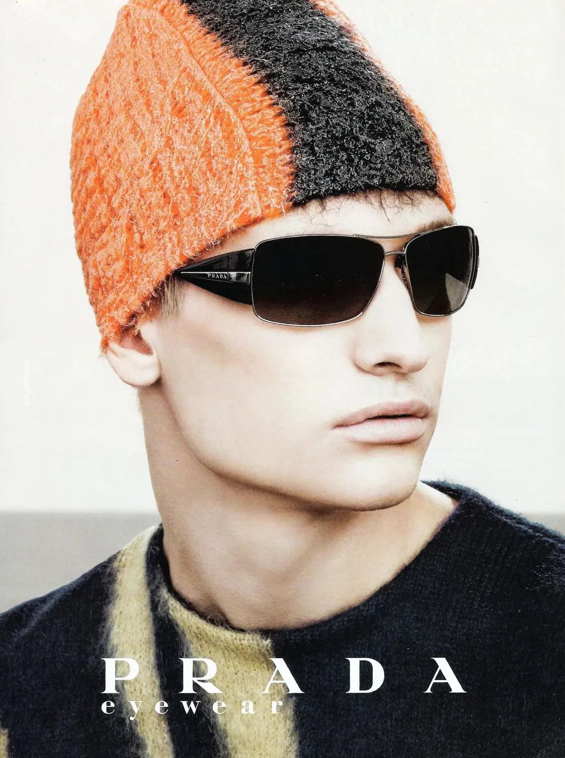 Prada Mohair Mohawk Beanie Hat FW 2007 Runway Size ONE SIZE - 2 Thumbnail