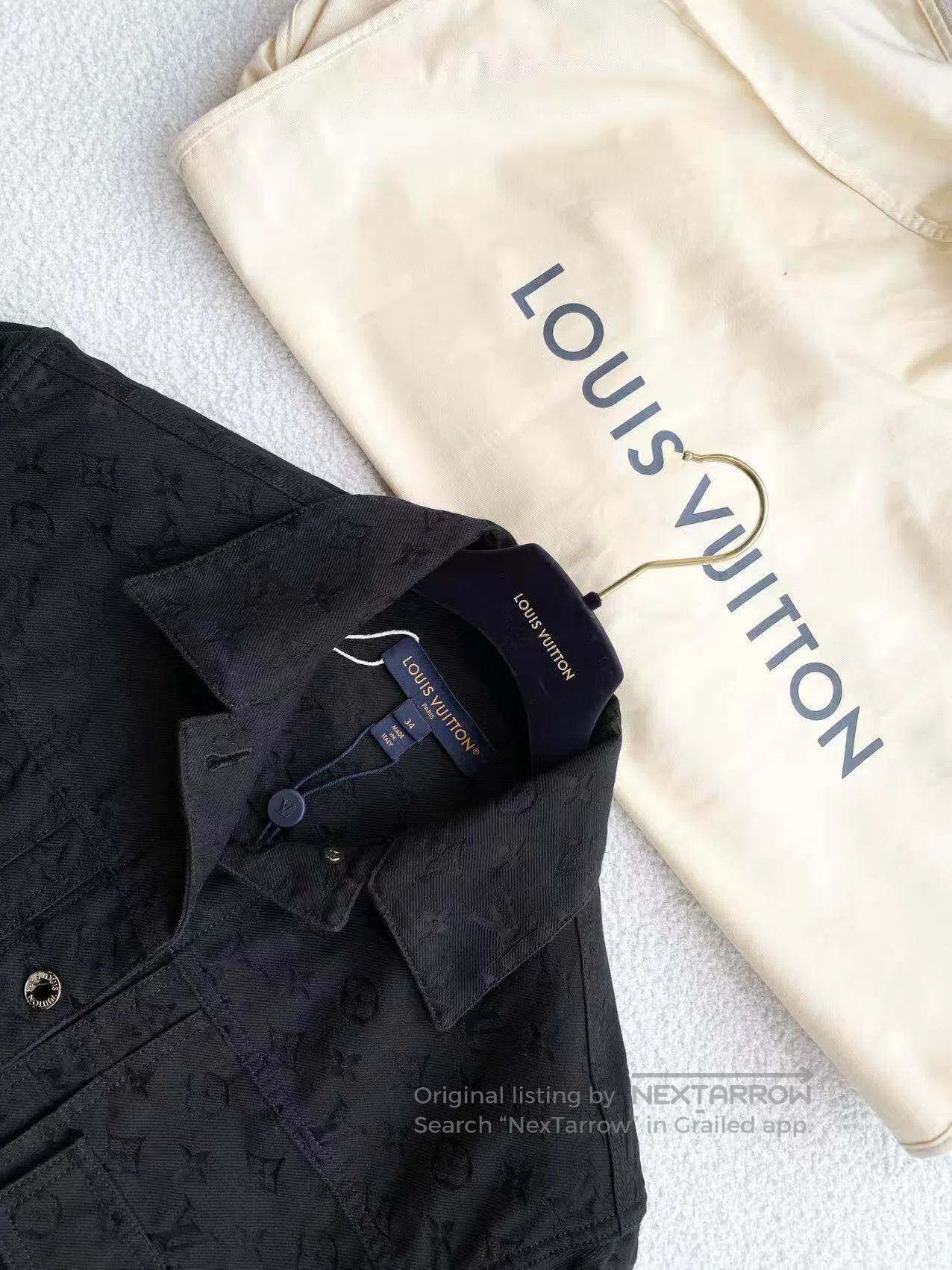 Louis Vuitton Louis Vuitton 25SS old-fashioned denim jacket| Size 4XL / US 24-26 - 4 Thumbnail