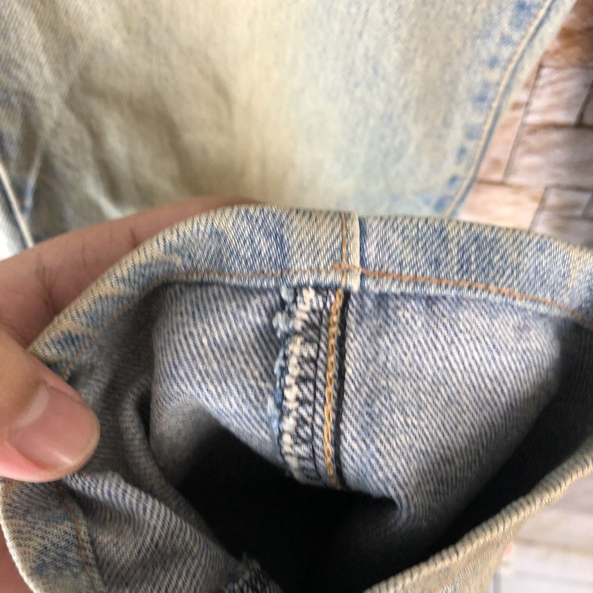 Edwin Edwin vintage faded Blue Denim Pants #A1123 Size US 30 / EU 46 - 9 Thumbnail