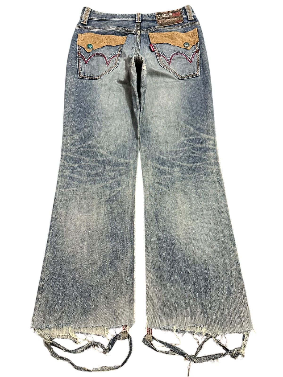 Edwin Edwin XV Exclusive Vintage Faded Wash Style Baggy Jeans Size US 33 - 2 Thumbnail