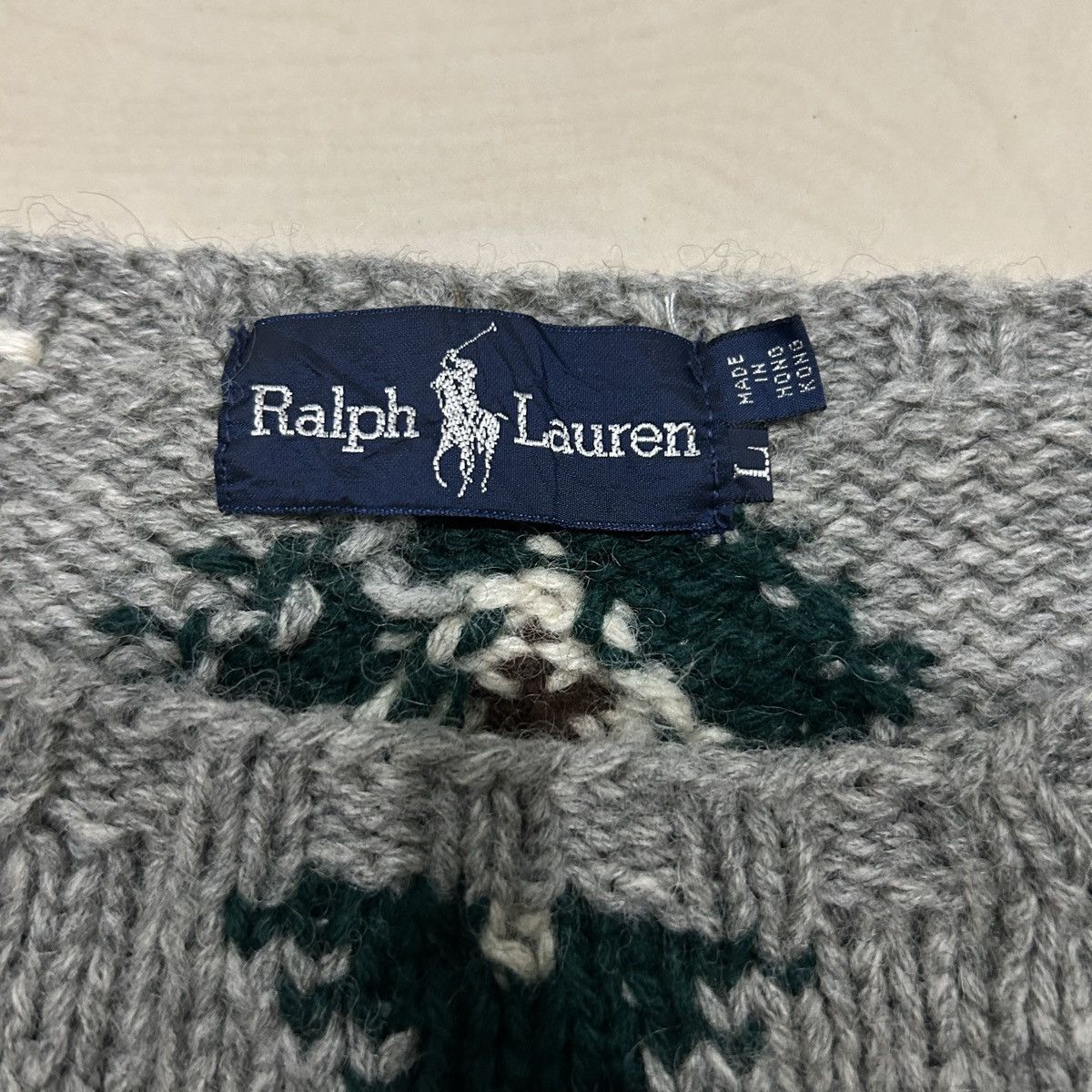 RRL Ralph Lauren Vintage90s Polo Ralph Lauren KnitSweater Deer in a Landscape Size US S / EU 44-46 / 1 - 5 Thumbnail