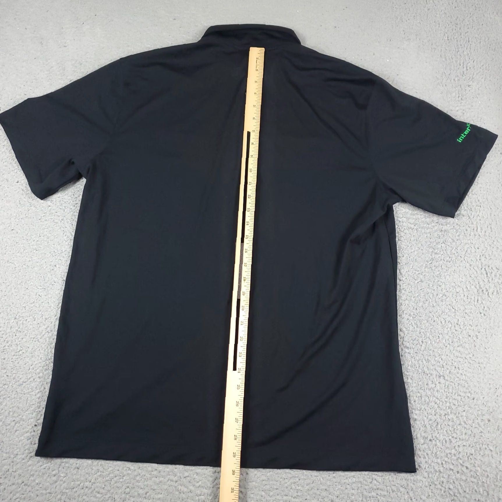 Nike Nike Golf Polo Shirt Mens XL Black Swoosh Short Sleeve Polo Modern Casual Golf Shirt Mens XL Black Nike Dri-Fit Size US XL / EU 56 / 4 - 4 Thumbnail