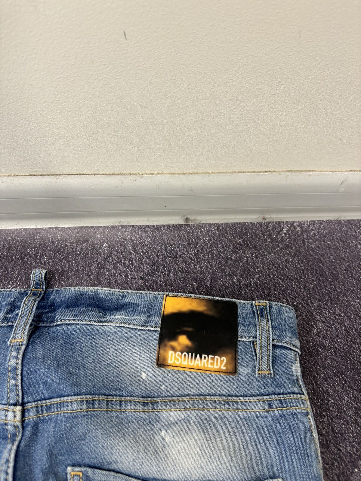 Dsquared2 Dsquared2 Light Blue Ripped Skinny Distressed Denim Jeans Size US 34 / EU 50 - 17 Thumbnail